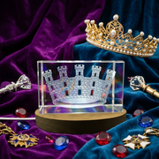 Citta Crown Tiara – Luxury 3D Crystal Figurine Jewelry Sculpture