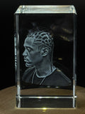 Braideds Cut 3D Engraved Crystal Gift