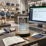 3D Engraved Crystal Tote Bag with Free LED Base Light - Elegance in Every Detail