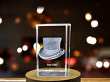 The Debonair Top Hat Preserved in Crystal A&B Crystal Collection