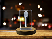 A Faceted Crystal Dynamic Microphone - A Hyper-Realistic Audio Tribute