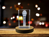 A Faceted Crystal Dynamic Microphone - A Hyper-Realistic Audio Tribute A&B Crystal Collection