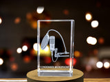 A Faceted Crystal Condenser Microphone - A Hyper-Realistic Tribute to Studio Craft A&B Crystal Collection