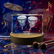 Timpani 3D Engraved Crystal 