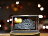 Mesmerizing 3D Engraved Crystal Capturing the Iconic Giant's Causeway AB Crystal Collection