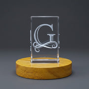 Personalized 3D Engraved Crystal Trophy Award — Made in Canada