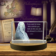 La règle d'or | Inspiration en cristal gravé 3D