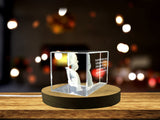 Recognition Exquisite 3D Engraved Crystal Sculpture of Karl Marx | Gift for History Buffs - Custom Award From A&B Crystal Collection