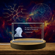 La règle d'or | Inspiration en cristal gravé 3D