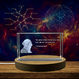 La règle d'or | Inspiration en cristal gravé 3D