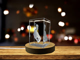 Anima Christi Prayer 3D Engraved Crystal Trophy Award with LED Base Light | Elegant Spiritual Recognition - Custom Award From A&B Crystal Collection