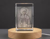 3D Engraved Crystal St. Natalia of Nicomedia