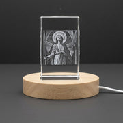 Art of St. Bibiana 3D Engraved Crystal — Made in Canada