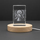 Art of St. Bibiana 3D Engraved Crystal — Made in Canada