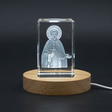 Art of St. Zoticus 3D Engraved Crystal — Made in Canada