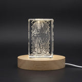 St. Trophimus of Arles 3D Engraved Crystal — Made in Canada - Custom Award From A&B Crystal Collection
