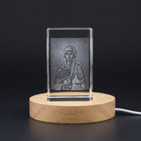 Art of St. Anastasia 3D Engraved Crystal — Made in Canada - Custom Award From A&B Crystal Collection