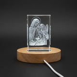 St. Frances of Rome 3D Engraved Crystal — Made in Canada