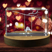 Trophy Award 3D Engraved Crystal — Made in Canada