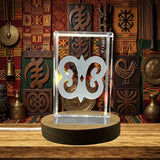 3D Engraved Hye Won Hye 3D Engraved Crystal Award — Made in Canada