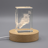 Mobile Payment 3D Engraved Crystal Gift Unique Business Keepsake