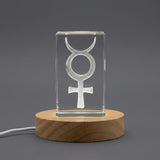 Mercury 3D Engraved Crystal Gift — Made in Canada