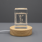 Dumo 3D Engraved Crystal Gift – Sacred Karuna Reiki Symbol