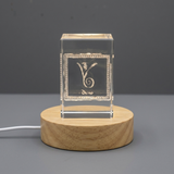 Dumo 3D Engraved Crystal Gift – Sacred Karuna Reiki Symbol