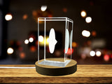 TRX Art Crystal Trophy Award - Unique Engraved Recognition Collectible for Blockchain Lovers - Custom Award From A&B Crystal Collection