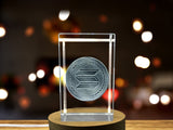 Solana Art Recognition Trophy Award - Engraved Crystal Collectible with LED Base Light - Custom Award From A&B Crystal Collection