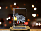 Pig Chinese Zodiac Sign 3D Engraved Crystal Keepsake Gift A&B Crystal Collection