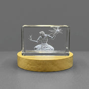 Spirit Of Detroit 3D Engraved Crystal Trophy Award Recognition — Made in Canada