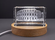 El Jam Amphitheater 3D Engraved Crystal Trophy Award — Made in Canada