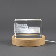 The Colosseum 3D Engraved Crystal 