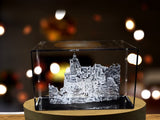 St. Basil’s Cathedral 3D Engraved Crystal Keepsake Souvenir A&B Crystal Collection