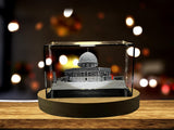 Dome of the Rock 3D Engraved Crystal Keepsake Souvenir A&B Crystal Collection