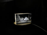 Musée du Louvre 3D Gravé Crystal Souvenir souvenir