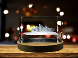 Sydney Opera House 3D Engraved Crystal Collectible Souvenir A&B Crystal Collection