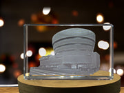 Guggenheim Museum 3D Engraved Crystal 