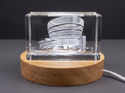 Guggenheim Museum 3D Engraved Crystal 