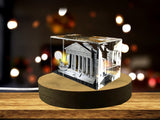 The Pantheon — Rome 3D Engraved Crystal Collectible Souvenir A&B Crystal Collection