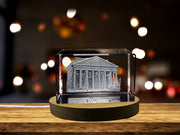 The Pantheon — Rome 3D Engraved Crystal 