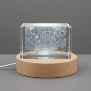 The Sistine Chapel 3D Engraved Crystal 