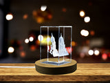 Saint Joseph's Oratory | 3D Engraved Crystal Monument A&B Crystal Collection