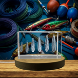 Fishing Sinkers 3D Engraved Design - Recognition Art Piece