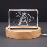 for Excellence: Mesmerizing 3D Engraved Crystal Art Trophy — Made in Canada