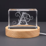 for Excellence: Mesmerizing 3D Engraved Crystal Art Trophy — Made in Canada - Custom Award From A&B Crystal Collection