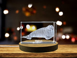 Ocean Guardian | Walrus Design | 3D Engraved Crystal Keepsake A&B Crystal Collection