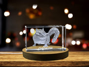 Adorable 3D Engraved Crystal of a Playful Chipmunk - Perfect for Nature Lovers and Outdoor Enthusiasts