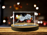 Crystal gravé 3D unique avec design de fourmi - Cadeau parfait pour les amateurs d'insectes